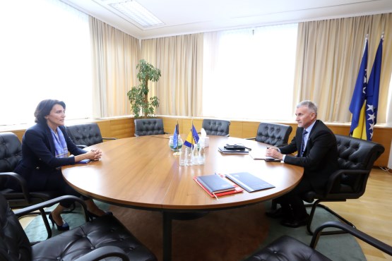 Predsjedatelj Doma naroda PSBiH Kemal Ademović održao sastanak sa ravnateljicom Direkcije za europske integracije BiH 